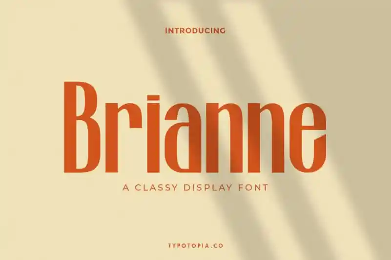 Brianne A Classy Display Font