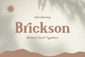 Brickson Serif Font