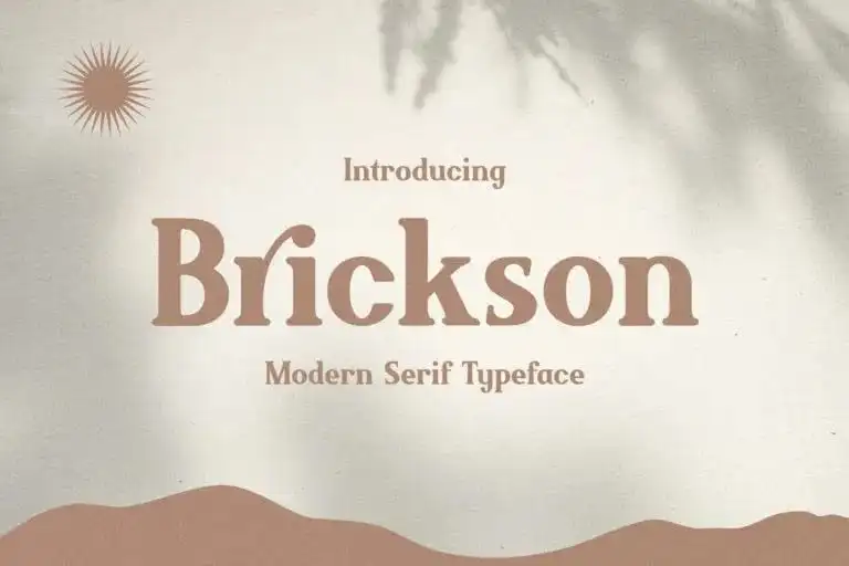 Brickson Serif Font