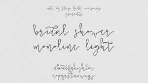 Bridal Shower Script Font › Fontesk