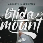 Bridamount Script Font