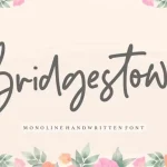 Bridgestown Monoline Handwritten Font