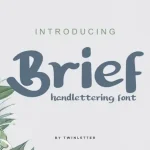 Brief Script Font - Fonte Grátis Brief Script Font