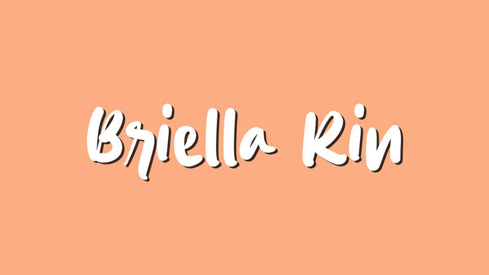 Briella Rin Font › Fontesk