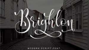 Brighlon Script Font › Fontesk