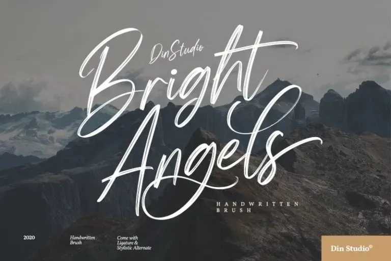 Bright Angels Font