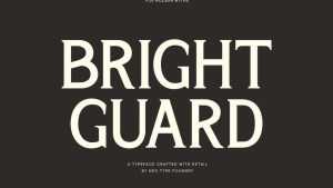 Bright Guard Font › Fontesk