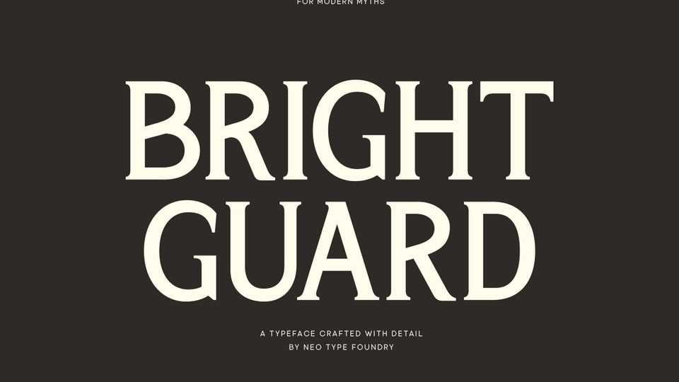 Bright Guard Font › Fontesk