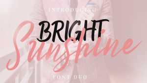 Bright Sunshine Font › Fontesk