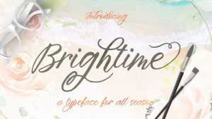Brightime Font › Fontesk