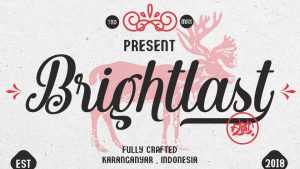 Brightlast Font › Fontesk