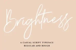 Brightness Script Font