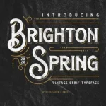 Brighton Spring Display Font