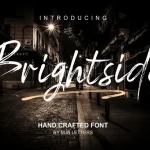 Brightside Brush Font