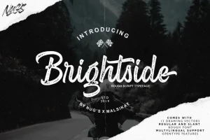 Brightside Script Font