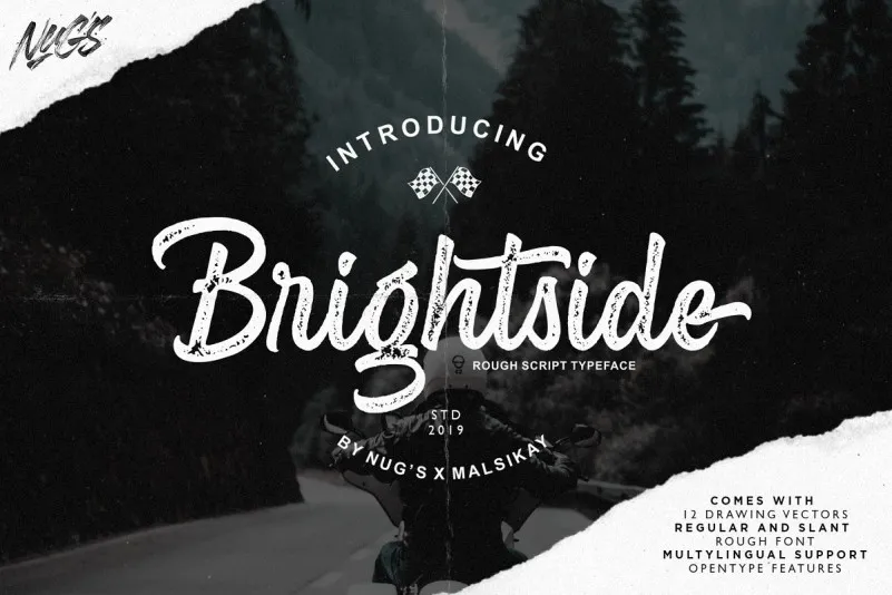 Brightside Script Font