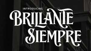 Brillante Siempre Font › Fontesk