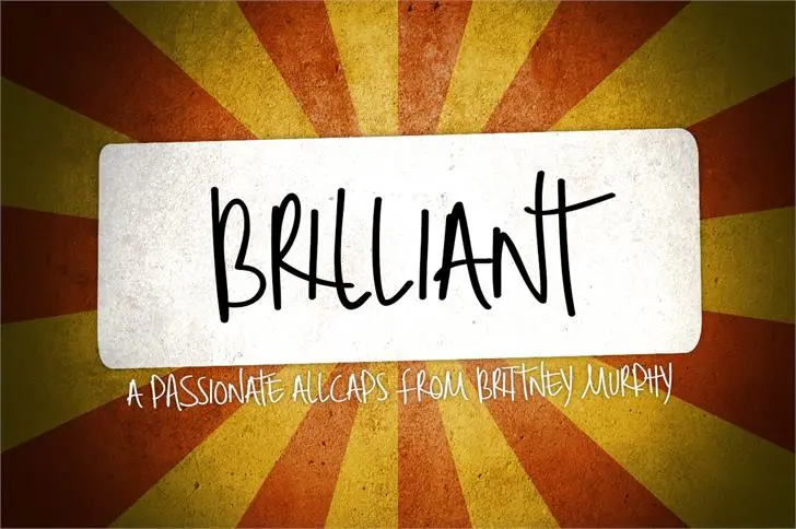 Brilliant font