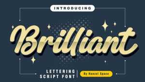 Brilliant Lettering Script Font › Fontesk
