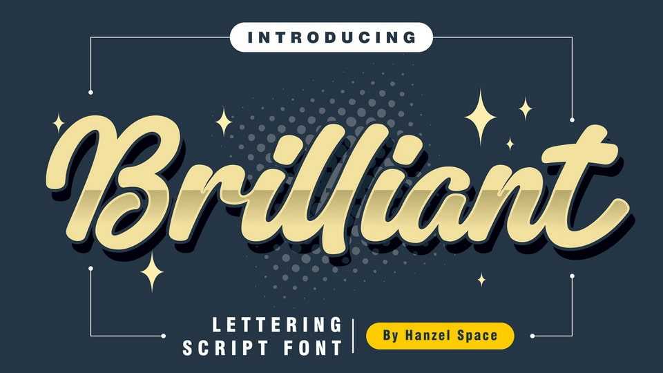 Brilliant Lettering Script Font › Fontesk