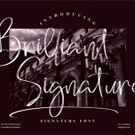 Brilliant Signature Font - Fonte Grátis Brilliant Signature Font