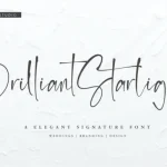 Brilliant Starlight Script Font - Fonte Grátis Brilliant Starlight Script Font