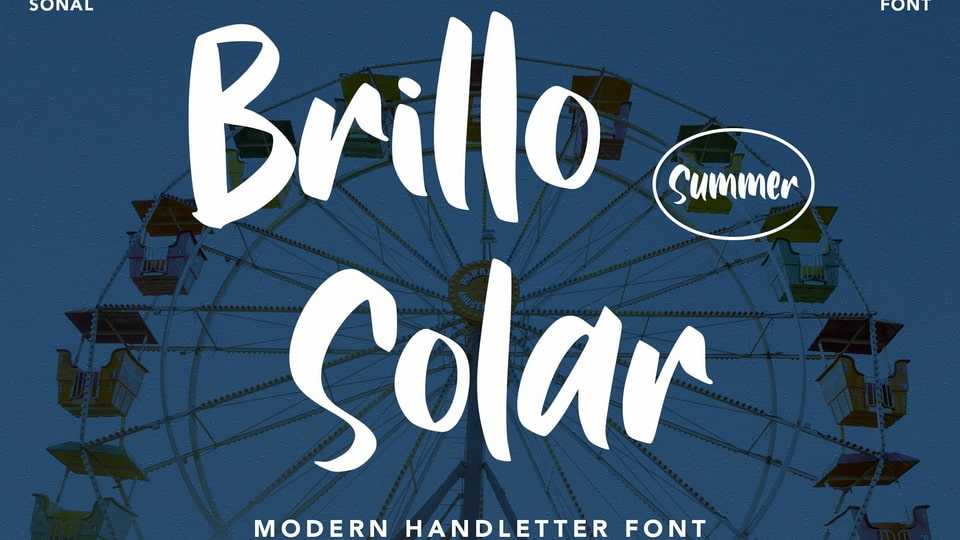 Brillo Solar Font › Fontesk