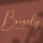Brisely Signature Font
