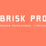 Brisk Pro Typeface