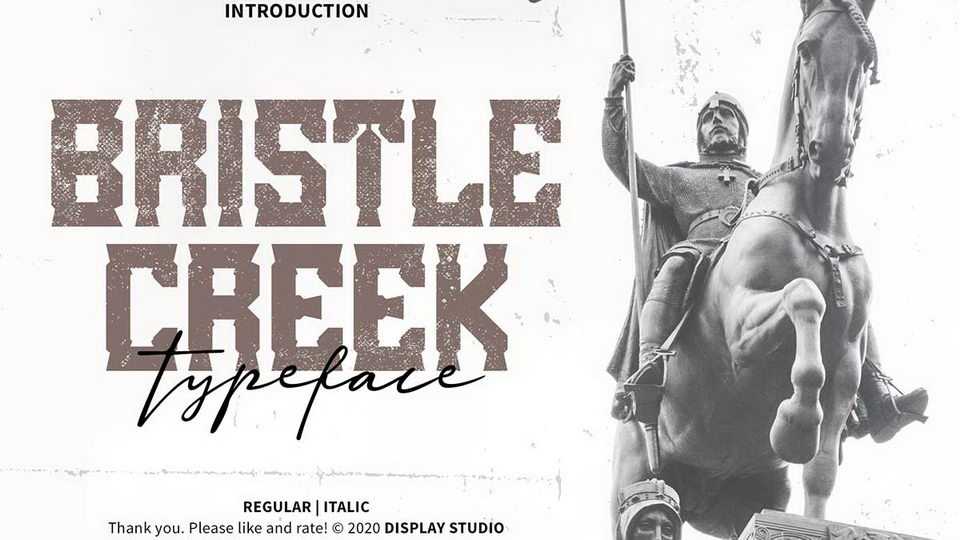 Bristle Creek Font › Fontesk