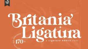 Britania Ligatura Font › Fontesk