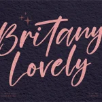 Britany Lovely Font
