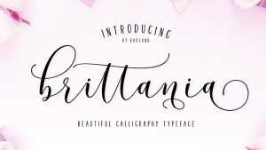 Brittania Script Font › Fontesk