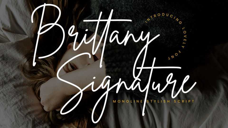 Brittany Signature Script Font › Fontesk