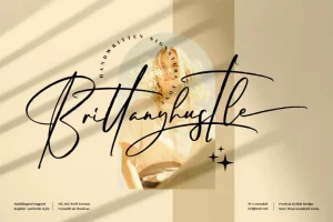 Brittanyhustle Font