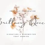 Brittney Queen Script Font