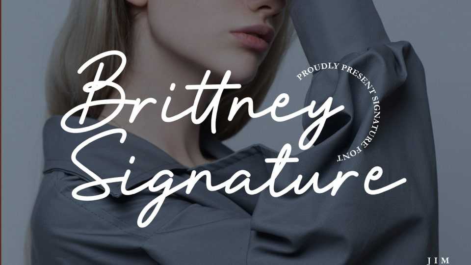 Brittney Signature Font › Fontesk