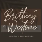 Brittney Westone Font