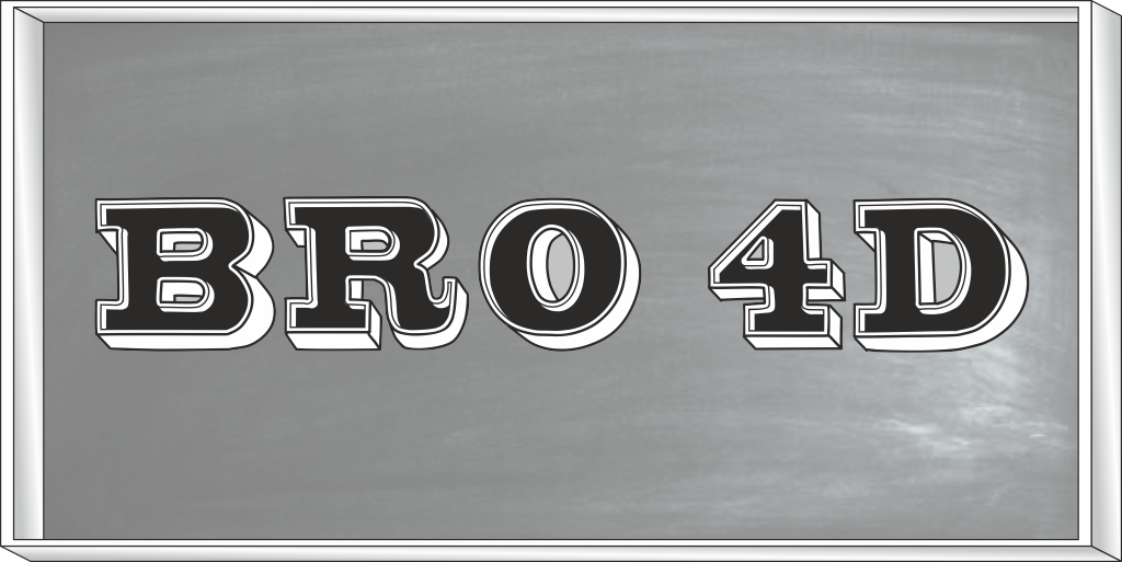 Bro 4D Font