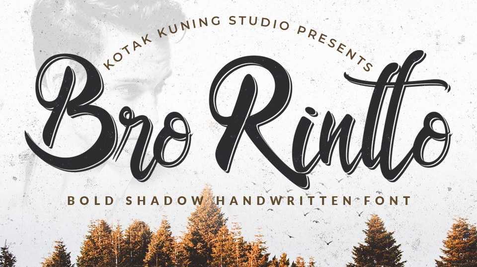Bro Rintto Script Font › Fontesk