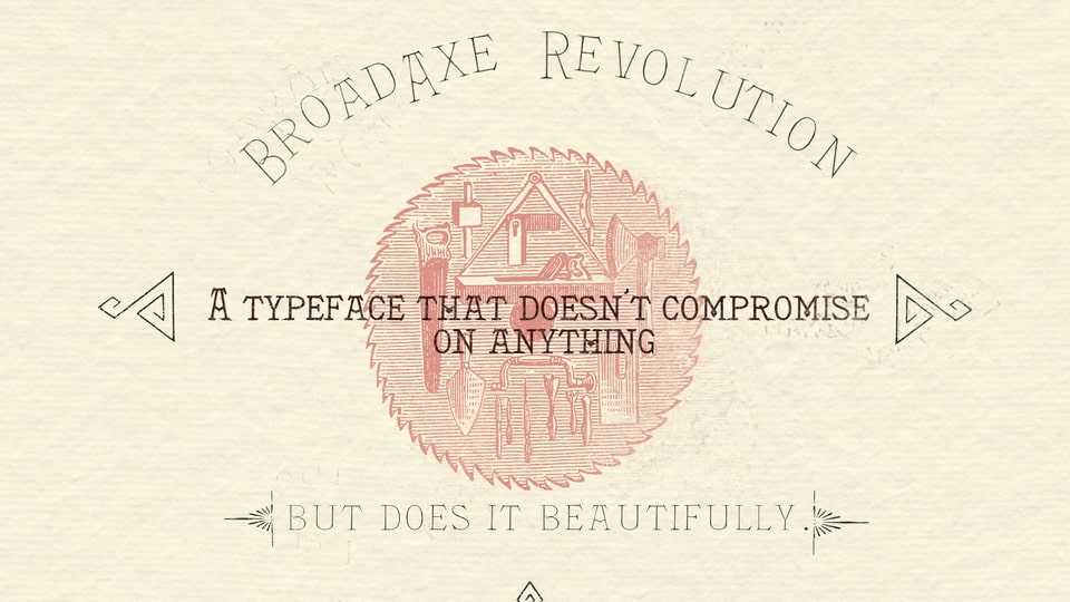Broadaxe Revolution Font › Fontesk