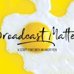 Broadcast Matter Font