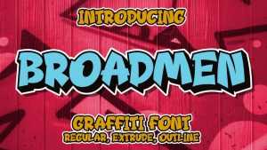 Broadmen Font › Fontesk