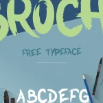 BROCHA - Free Typeface