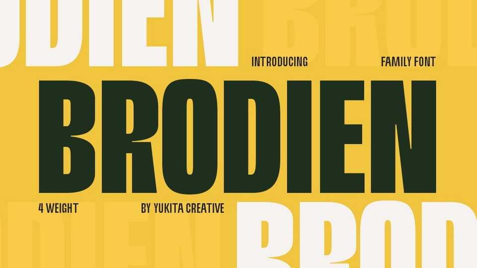 Brodien Condensed Font › Fontesk