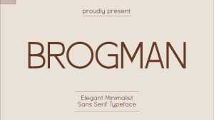 Brogman Font › Fontesk