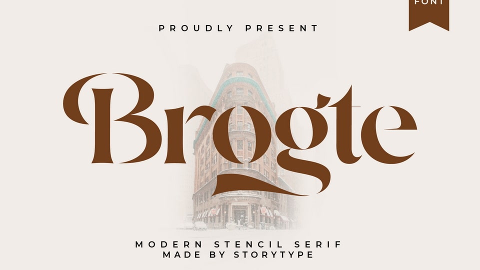 Brogte Font › Fontesk