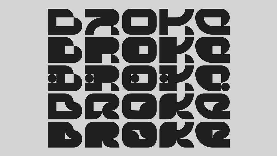 Broke Font Family › Fontesk