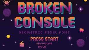Broken Console Font › Fontesk