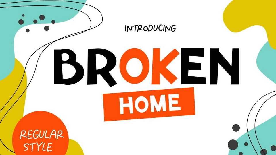 Broken Home Font › Fontesk